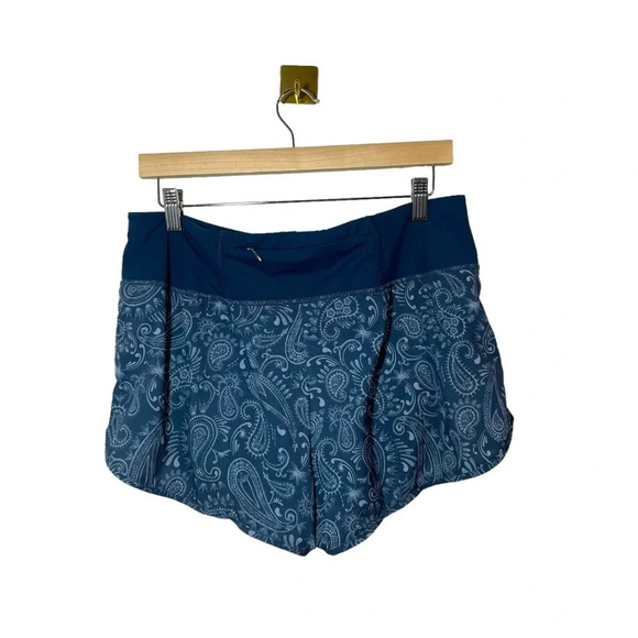 Sweaty Betty Women’s Paisley Athletic Running Shorts in Blue Size L - Picture 9 of 9